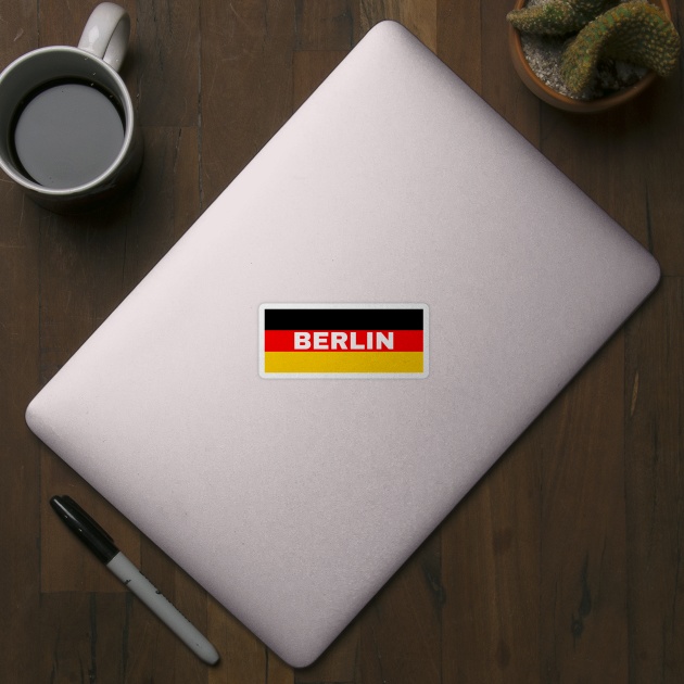 Berlin City in German Flag by aybe7elf